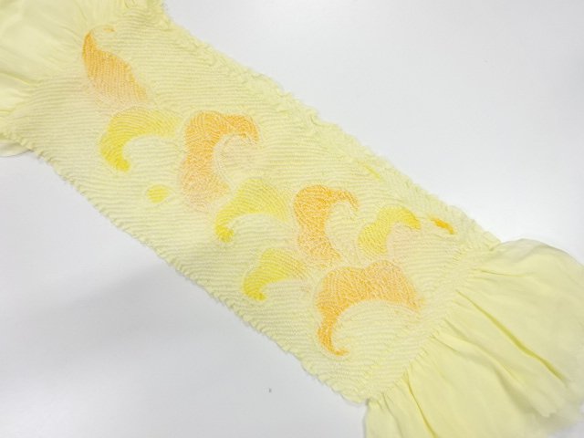 JAPANESE KIMONO / OBIAGE / SILK / SHIBORI